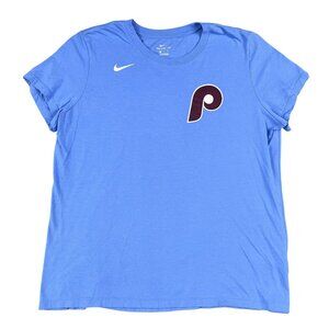 Philadelphia Phillies Womens Bryce Harper Powder Blue Nike T-Shirt Sz XL